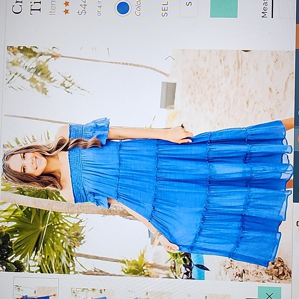 Tiered Midi dress